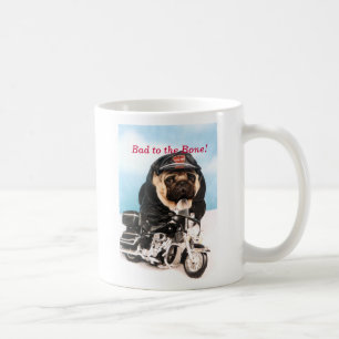 Biker Mops Hund Tasse