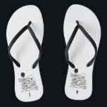 Biker Motorbike   Sidecar Wedding Flip Flops<br><div class="desc">Motorrad   Sidecar Hochzeitskippen Flops. Ideal für ein Motorrad-Thema Spaß lässige Hochzeit oder zum Tragen auf Ihre Flitterwochen.</div>