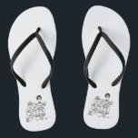 Biker Motorbike   Sidecar Wedding Flip Flops<br><div class="desc">Motorrad   Sidecar Hochzeitskippen Flops. Ideal für ein Motorrad-Thema Spaß lässige Hochzeit oder zum Tragen auf Ihre Flitterwochen.</div>