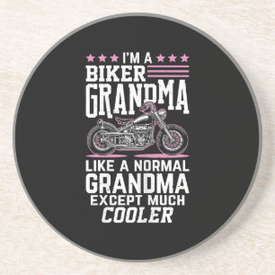 Biker Oma - Motorrad Oma Biker Oma Getränkeuntersetzer
