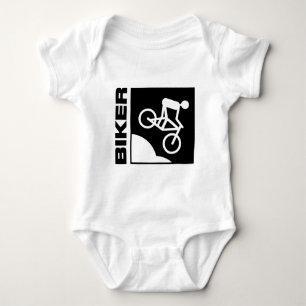 biker radfahrer bike mtb mountainbike downhill baby strampler