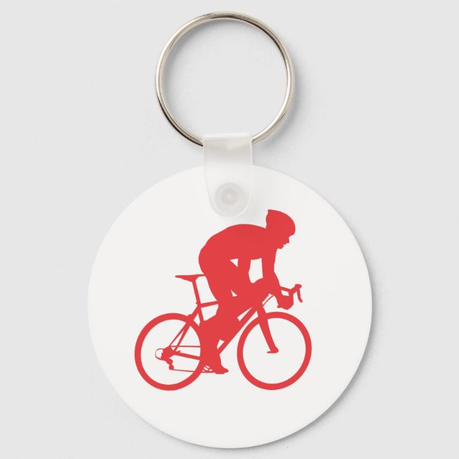 Biker Red Schlüsselkette Schlüsselanhänger (Vorderseite)