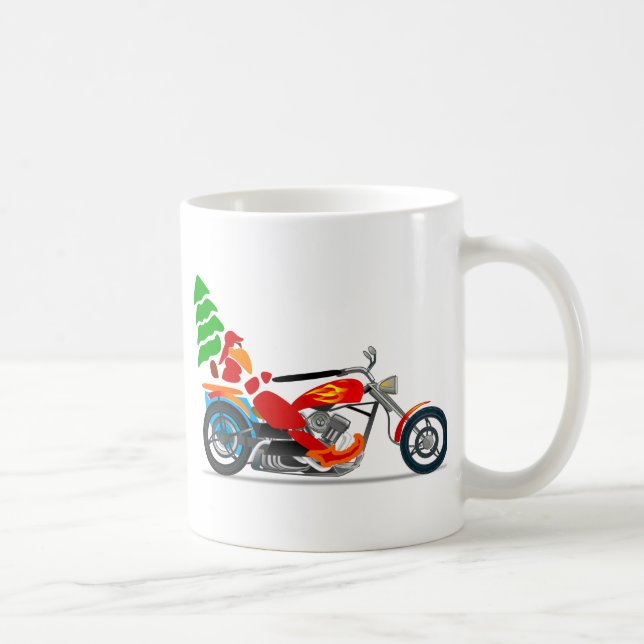 Biker Santa Kaffeetasse (Rechts)