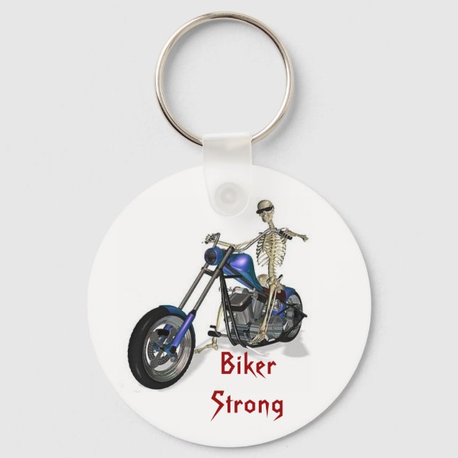 Biker Strong Schlüsselanhänger (Vorderseite)
