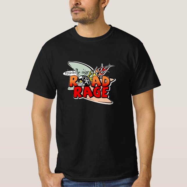 Biker-T - Shirt für das Rage-Logo im Mittelalter (Vorderseite)