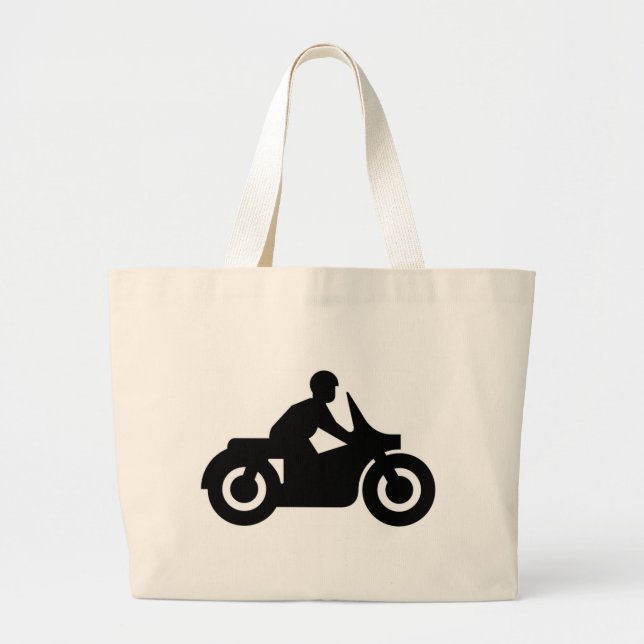 BIKER TYP JUMBO STOFFBEUTEL (Vorne)