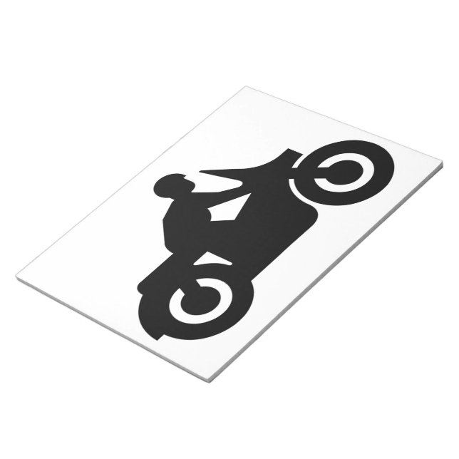 BIKER TYP NOTIZBLOCK (angewinkelt)