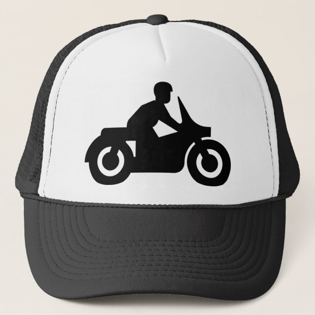 BIKER TYP TRUCKERKAPPE (Vorderseite)
