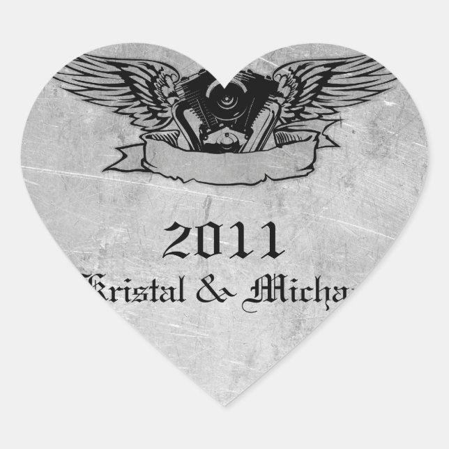 Biker-Umschlag Aufkleber (Vorderseite)