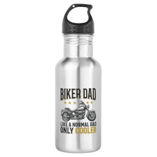 Biker-Vater Vintage-Motorrad-Zitat-Shirt_1 Edelstahlflasche