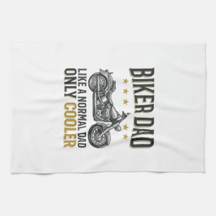 Biker-Vater Vintage-Motorrad-Zitat-Shirt_1 Geschirrtuch
