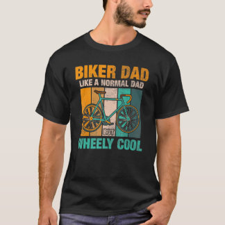 Biker-Vater wie ein normaler Vater, aber bei jedem T-Shirt