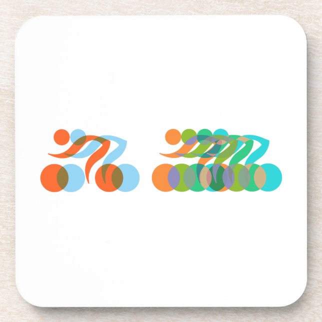 Bikerfreak Untersetzer (Vorderseite)