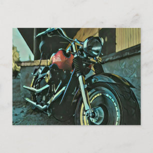Bikergeschenke Postkarte