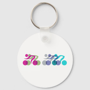 Bikergruppe Schlüsselanhänger