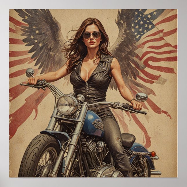 Bikerin Poster (Vorne)