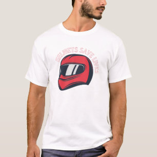 Bikerleben: Helmspass T-Shirt