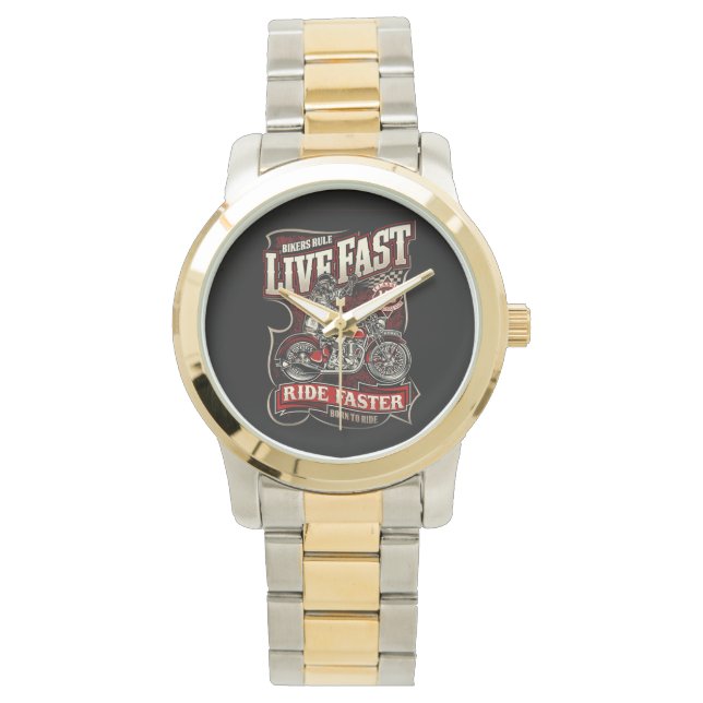 Bikerregelüberwacher Armbanduhr (Vorderseite)