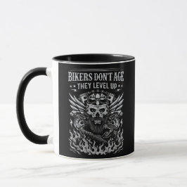 Bikers Don'T Age They Level Up, Mug Tasse
