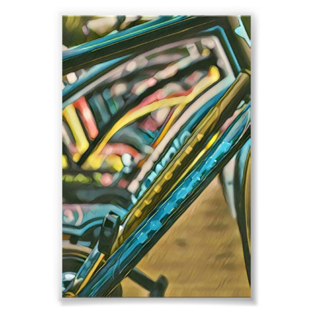 Bikes Artwork Fotodruck (Vorne)