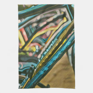 Bikes Artwork Geschirrtuch