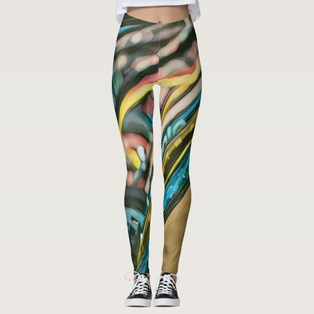 Bikes Artwork Leggings (Vorderseite)