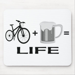 Bikes & Bier! Mousepad