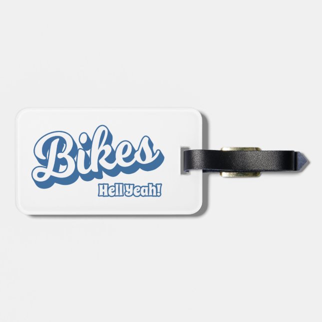 Bikes Hell Yeah! Gepäckanhänger (Rückseite horizontal)