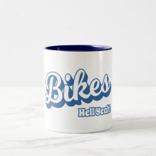 Bikes Hell Yeah! Zweifarbige Tasse