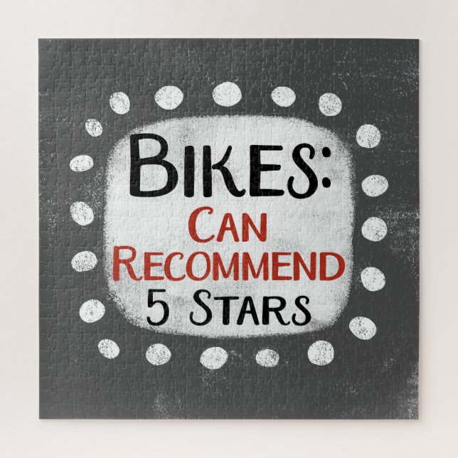 Bikes Review 5 Stars Jigsaw Puzzle (Vertikal)
