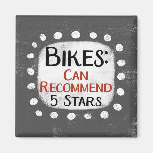 Bikes Review 5 Stars Kühlschrank Magnet