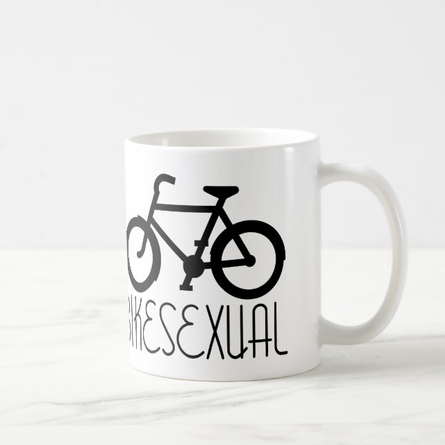Bikesexual Radfahrer-Fahrrad-Fahrrad-Tasse Kaffeetasse (Rechts)
