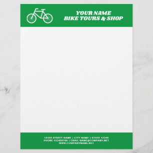 Biketour Business Briefkopf mit Fahrradlogo