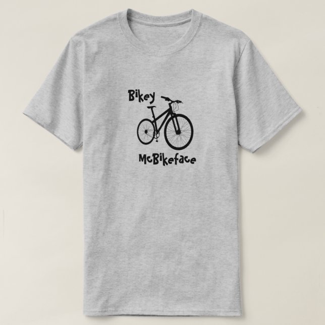 Bikey McBikeface T-Shirt (Design vorne)