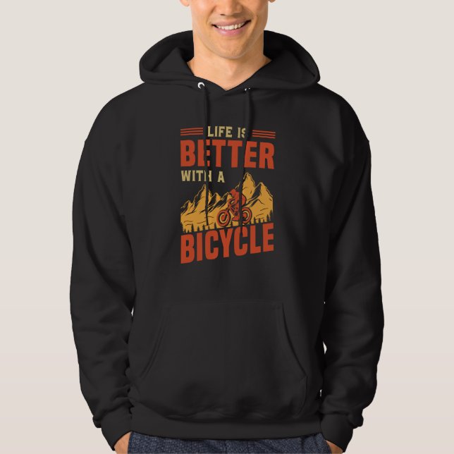 Biking and Cycling  69 Hoodie (Vorderseite)