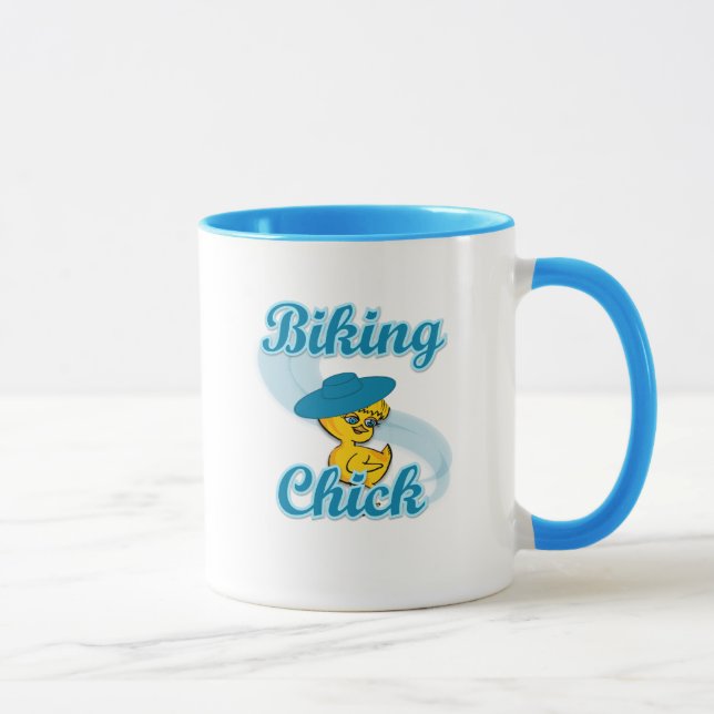 Biking Chick #3 Tasse (Rechts)