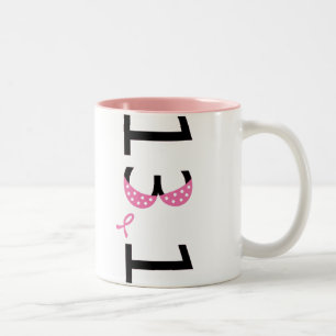 Bikini 13,1: VERTIKAL Zweifarbige Tasse