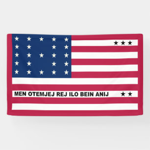 Bikini Atoll Fahne Banner
