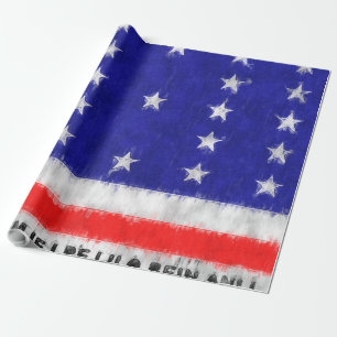 Bikini Atoll Ölgemälde Zeichnend Geschenkpapier