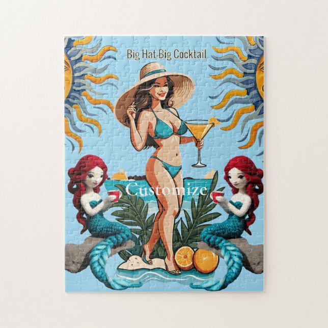 Bikini Babe Big Hat - Big Cocktail Thunder_Cove (Vertikal)