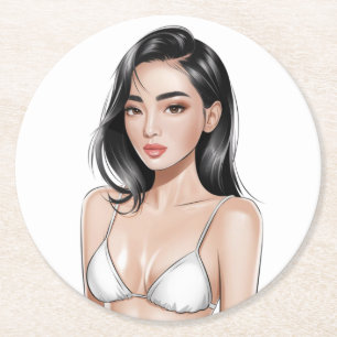 Bikini Babe Untersetzer