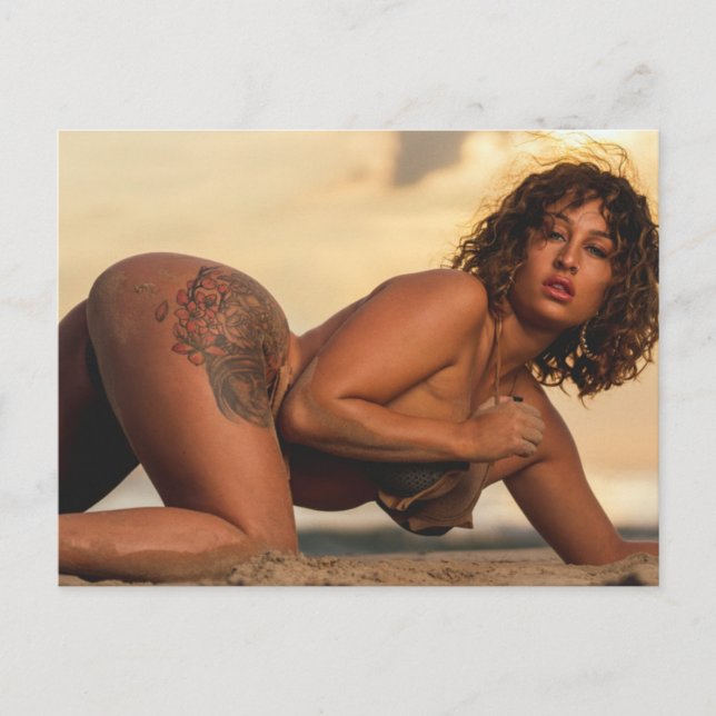 Bikini Beach Atemberaubend Fotokarte Postkarte (Vorderseite)