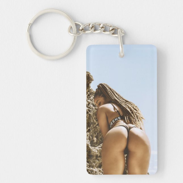 Bikini Beach Babe Photo Key Chain (Devant)