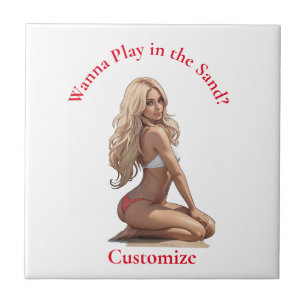 Bikini Beach Girl Thunder_Cove Fliese