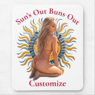 Bikini Beach Girl Thunder_Cove Mousepad