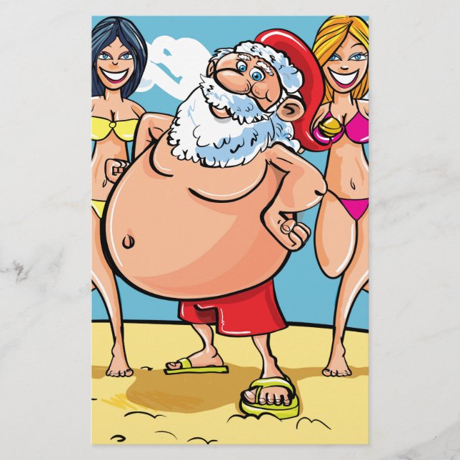 Bikini Beach Santa Claus (Vorderseite)