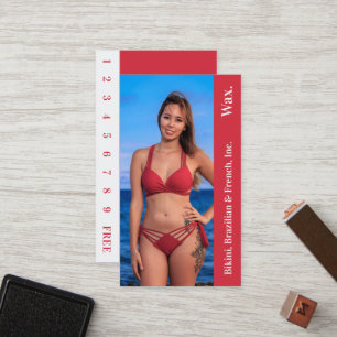 Bikini Brasilianische Treuekarte für Wachs Foto