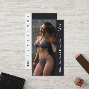 Bikini Brasilianische Treuekarte für Wachs Foto