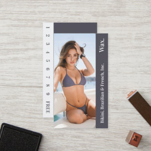Bikini Brasilianische Treuekarte für Wachs Foto