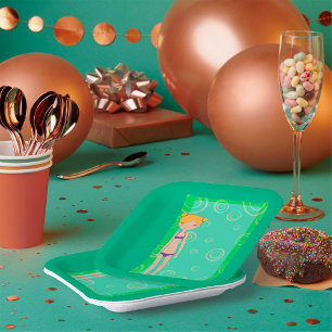 Bikini Girl Pappteller